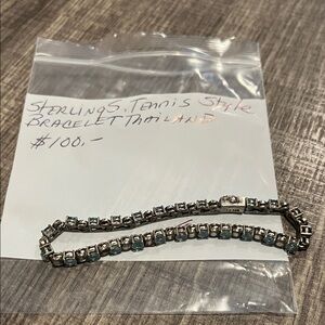 Sterling Silver Tennis Bracelet